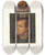 Triptych art skateboard deck of Fedor Grigoryevich Solntsev Izobrazheniia Tsaria Feodora Ioannovicha I Kniazia Mv Skopinashuiskago by Fedor Grigoryevich Solntsev (1801-1892)