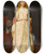 Triptych art skateboard deck of James Archer A Portrait Of Miss Rose Fenwick As A Child by James Archer (1822-1904)