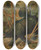 Triptych art skateboard deck of John George Wood Rhinoceros by John George Wood (1827-1889)