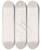 Triptych art skateboard deck of Signe Scheel Kvinneakt_4 by Signe Scheel (1860-1942)