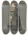 Triptych art skateboard deck of Pipein Gamba Madama Ruder by Pipein Gamba (1868-1954)