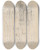 Triptych art skateboard deck of Jzef Simmler Sketches Of Fragments Of Gothic Architecture by Jozef Simmler (1823-1868)