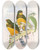 Triptych art skateboard deck of John Gould Macklots Trogon by John Gould (1804-1881)