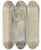 Triptych art skateboard deck of Jakob Frchtegott Dielmann Eine Frau Steht Mit Der Rechten Schulter An Die Haustr Angelehnt Die Linke Hand Greift In Das Dekollet by Jakob Furchtegott Dielmann (1809-1885)