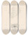 Triptych art skateboard deck of Adolph Tidemand Mannshode Ye by Adolph Tidemand (1814-1876)