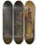 Triptych art skateboard deck of Carl Spitzweg Strae In Kairo Trk Findet Eine Rose by Carl Spitzweg (1808-1880)
