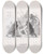 Triptych art skateboard deck of J J Grandville Brennus by J J Grandville (1803-1847)