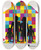 Triptych art skateboard deck of Us Information Agency The American Family Changing Patterns by U S Information Agency (1953-1999)