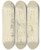 Triptych art skateboard deck of Daniel Nikolaus Chodowiecki Dinner Party by Daniel Nikolaus Chodowiecki (1726-1801)
