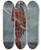 Triptych art skateboard deck of Paul Czanne Harlequin by Paul Cezanne (1839-1906)
