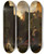 Triptych art skateboard deck of Eugne Fromentin Women Of The Ouled Nayls by Eugene Fromentin (1820-1876)