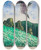 Triptych art skateboard deck of Karl Wiener Kopfstudie Aus Profile 10 Bltter Graz Xi by Karl Wiener (1901-1949)
