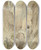 Triptych art skateboard deck of Carl Morgenstern Ansicht Von Der Via Mala An Der Splgenstrae by Carl Morgenstern (1811-1893)