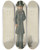 Triptych art skateboard deck of Carlo Pellegrini Literary The Representative Of Romance Lytton October 28 1870 by Carlo Pellegrini (1839-1889)