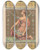 Triptych art skateboard deck of Will Hicock Low Scribners Fiction Number_2 by Will Hicock Low (1853-1932)