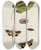 Triptych art skateboard deck of Johann Caspar Fuessli Archives De Lhistoire Des Insectes Pl16 by Johann Caspar Fuessli (1743-1786)