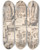 Triptych art skateboard deck of Jan Goeree A Reconstruction Of The Thermae Of Diocletian Above And A View Of The Ruins Below by Jan Goeree (1670-1731)