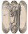 Triptych art skateboard deck of Lucas Van Leyden The Virgin And Child On The Crescent by Lucas Van Leyden (1494-1533)
