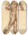 Triptych art skateboard deck of Emil Alexayolexk Study Of A Man By A Horizontal Bar by Emil Alexay-Olexk