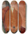 Triptych art skateboard deck of Amedeo Modigliani Boy In Short Pants by Amedeo Modigliani (1884-1920)