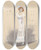Triptych art skateboard deck of Will R Barnes Untitled_52 by Will R Barnes (1939)