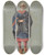 Triptych art skateboard deck of Pipein Gamba Piru Atto Iiio by Pipein Gamba (1868-1954)