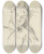Triptych art skateboard deck of Paul Czanne Portrait Of Hortense Czannefiguet The Artists Wife by Paul Cezanne (1839-1906)