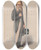 Triptych art skateboard deck of Carlo Pellegrini Chancellors Of Exchequer Statesmen No65 He Does His Duty Of His Party Nothcote 8 October 1870 by Carlo Pellegrini (1839-1889)