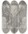 Triptych art skateboard deck of Hubertfranois Gravelot Design For The Headpiece Of The Gazette De France_1 by Hubert-Franois Gravelot (1699-1773)