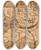 Triptych art skateboard deck of Paul Klee Hrender by Paul Klee (1879-1940)