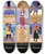 Triptych art skateboard deck of National Institutes Of Health Dietary Supplement Use In Women Current Status And Future Directions by National Institutes Of Health (1887)