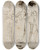 Triptych art skateboard deck of Matthijs Maris Ophelia Gooit Bloemen In Het Water by Matthijs Maris (1839-1917)