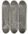 Triptych art skateboard deck of Martin Johann Schmidt Martyrium Des Heiligen Veit Der Nackte Heilige Von Folterknechten Umgeben Am Lkessel In Der Luft Engel Mit Der Mrtyrerkrone by Martin Johann Schmidt (1718-1801)