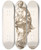 Triptych art skateboard deck of Pedro Duque Y Cornejo Standing Figure Of An Evangelist by Pedro Duque Y Cornejo (1677-1757)