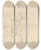 Triptych art skateboard deck of Luigi Balugani Aije Diospyros Mespiliformis by Luigi Balugani (1737-1770)