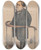 Triptych art skateboard deck of Carlo Pellegrini Clergy No One Has Suceeded Like Him In Sketching The Comic Side Of Repentance And Regeneration Charles Spurgeon 10 December 1870 by Carlo Pellegrini (1839-1889)
