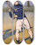 Triptych art skateboard deck of Bristow Adams Hopkins by Bristow Adams (1875-1956)