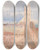 Triptych art skateboard deck of Hercules Brabazon Brabazon Koutoubia Mosque Marrakech by Hercules Brabazon Brabazon (1821-1906)