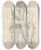 Triptych art skateboard deck of Adolph Tidemand Sittende Akt by Adolph Tidemand (1814-1876)
