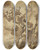 Triptych art skateboard deck of Gaspare Diziani Maria Erscheint Dem Heiligen Christophorus by Gaspare Diziani (1689-1767)