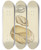 Triptych art skateboard deck of James Sowerby The Mineral Conchology Of Great Britain Pl045 by James Sowerby (1757-1822)