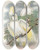 Triptych art skateboard deck of John Gould The Birds Of New Guinea And The Adjacent Papuan Islands Pl47 by John Gould (1804-1881)