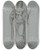 Triptych art skateboard deck of Ferdinand Fellner Saint Barbara by Ferdinand Fellner (1799-1859)