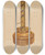Triptych art skateboard deck of John Hall Candlestick by John Hall