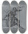 Triptych art skateboard deck of David Humbert De Superville Bebaarde Man Die Overeind Geholpen Wordt by David Humbert De Superville (1770-1849)