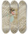 Triptych art skateboard deck of Photo Roto Inc Composition With A Photo Of A Kissing Couple by Photo Roto Inc