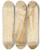 Triptych art skateboard deck of Follower Of Bartolom Esteban Murillo A Monk Carrying A Cross by Follower Of Bartolome Esteban Murillo (1617-1682)