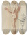 Triptych art skateboard deck of Franz Von Stuck Studie Zum Orpheus by Franz Von Stuck (1863-1928)