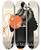 Triptych art skateboard deck of Eric Rohman In Again Out Again by Eric Rohman (1891-1949)