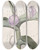 Triptych art skateboard deck of Sydenham Edwards Purple Roscoea by Sydenham Edwards (1768-1819)